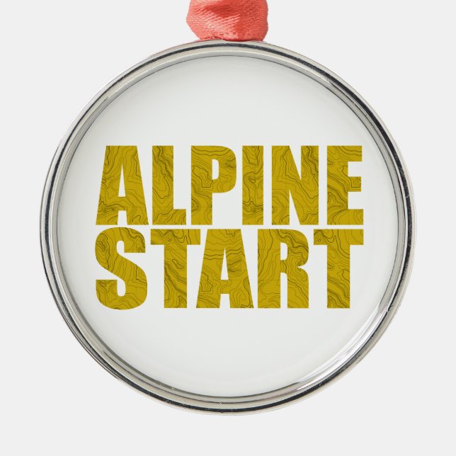 Alpreadstart (Topo) Julgransprydnad Metall (Framsidan)