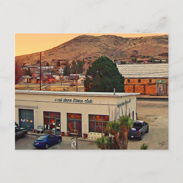 Alprey från Holland Hotel, Alpin, TX Vykort (Framsida)