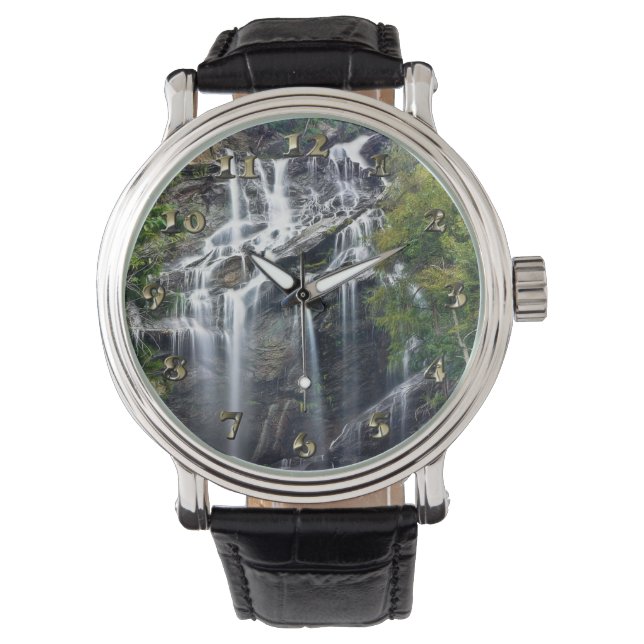 Alps Mountain Top Waterfall Armbandsur (Framsida)