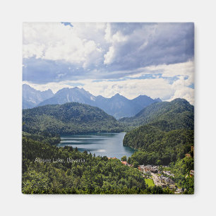 Alpsee Sjö, Bayern, Tyskland Magnet