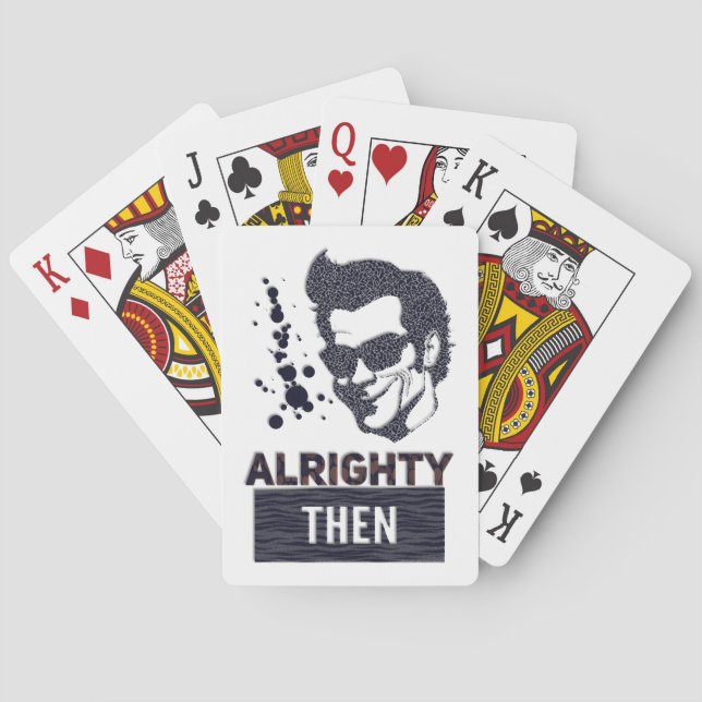 Alright då casinokort (Baksidan)