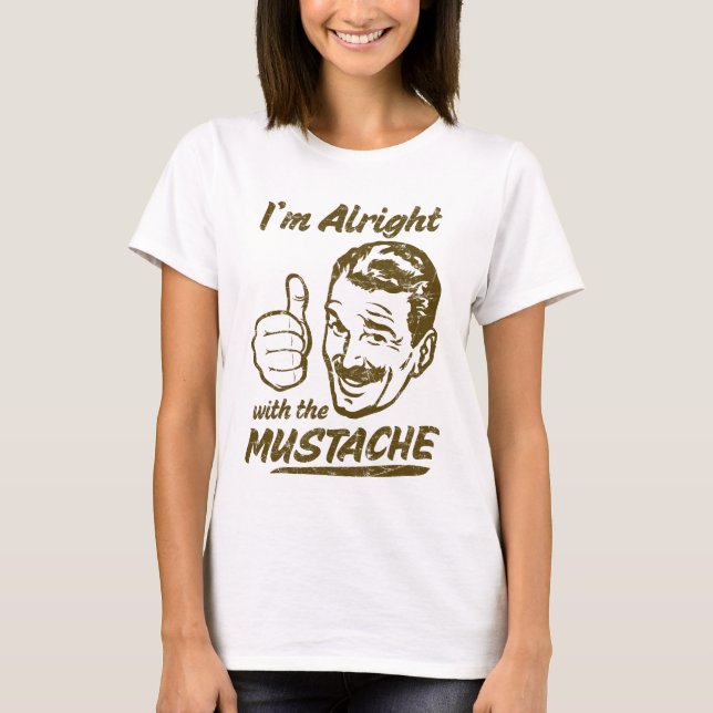 Alright med mustaschskjortan tröja (Framsida)