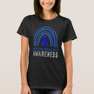 Als Awareness Month Blue Rainbow Support Squad Wom T Shirt