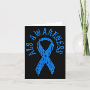 Als Awareness Month Blue Ribbon Shirt Family Tee G Kort