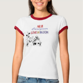 ALS Caregiver vintage-inspirerad ringsignal Tee