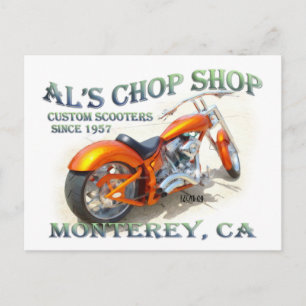 Al's Chop Shop Vykort