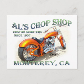 Al's Chop Shop Vykort