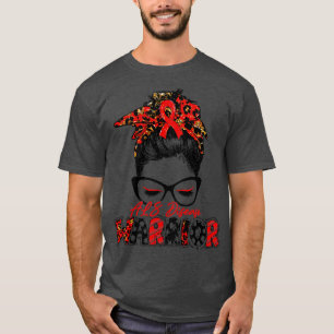 ALS Disease Awareness Warrior Women Glasse Messy B T Shirt