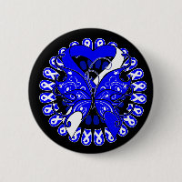 ALS Disease Butterfly Circle of Rosett band