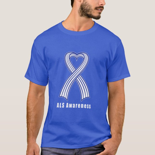 ALS Hjärtband till Hope T Shirt (Framsida)