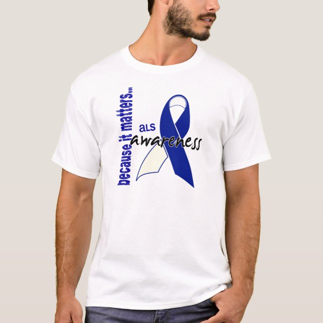 Als-medvetenhet Tee Shirt (Framsida)
