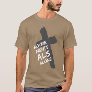 ALS-medvetenhet visar tro kärlek stöd för hängiven T Shirt
