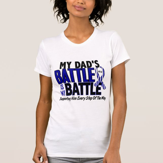 ALS min strid för 1 pappa T-shirt (Framsida)