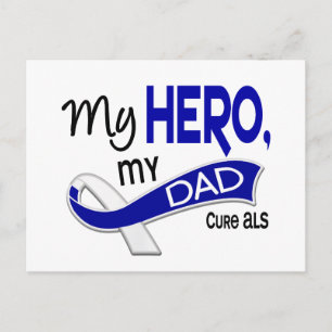 ALS My Pappa My Hero 42 Vykort