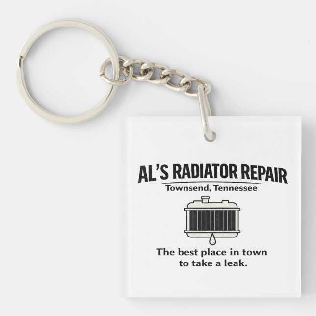 Al's Radiator nyckelring (Framsidan)