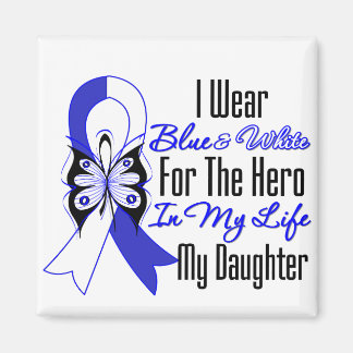 ALS Ribbon Hero i mitt liv min dotter Magnet