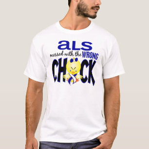 ALS röra med den fla chicken Tee