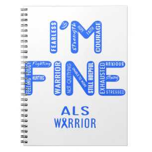 ALS Warrior - JAG ÄR BRA Anteckningsbok