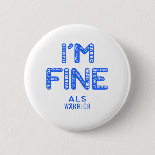 ALS Warrior - JAG ÄR BRA Knapp