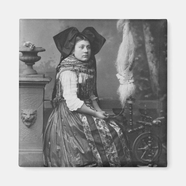 Alsace Costume Magnet (Framsidan)