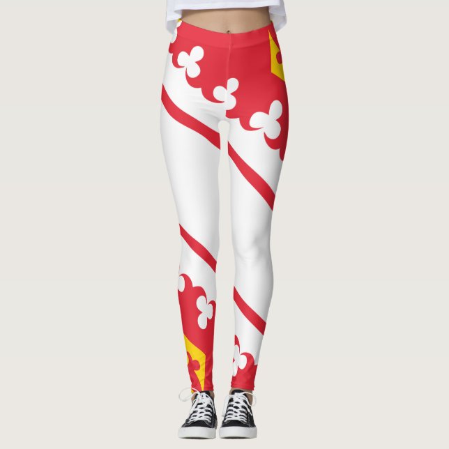 Alsace flagga Leggings (Framsida)