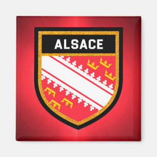 Alsace Flagga Magnet