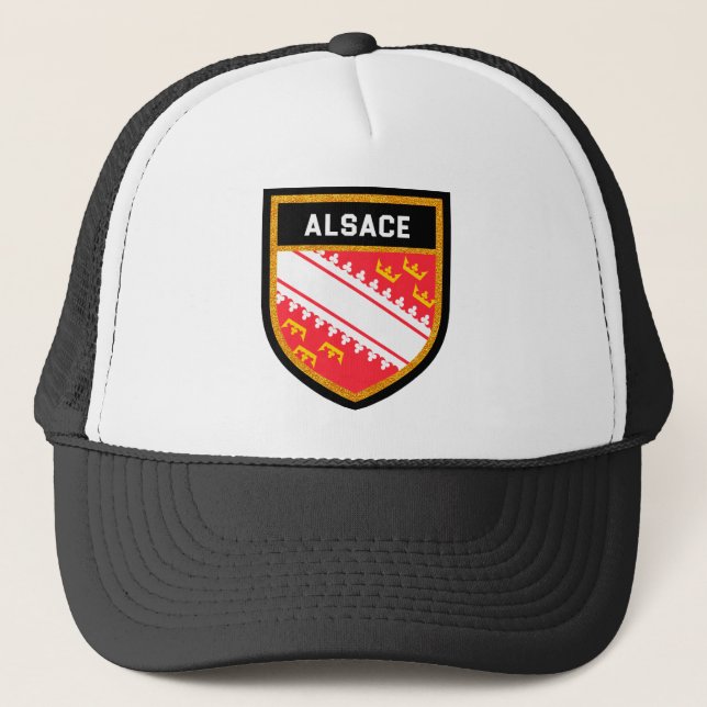 Alsace Flagga Truckerkeps (Framsida)