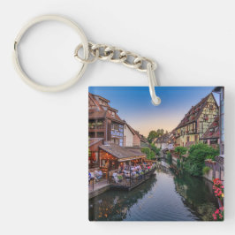 Alsace Frankrike Flower Vatten-kanalen