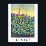 Alsace, Frankrike Vykort<br><div class="desc">Alsace är en historisk region i nordöstra Frankriket på Rhendjöslandet. Tysklanda gränsen och Schweiz</div>