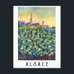 Alsace, Frankrike Vykort<br><div class="desc">Alsace är en historisk region i nordöstra Frankriket på Rhendjöslandet. Tysklanda gränsen och Schweiz</div>