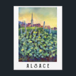 Alsace, Frankrike Vykort<br><div class="desc">Alsace är en historisk region i nordöstra Frankrike vid Rhenflodens slättland. Gränsar till Tyskland och Schweiz, </div>