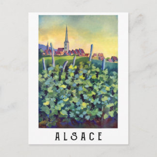 Alsace, Frankrike Vykort
