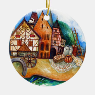 Alsace Julgransprydnad Keramik