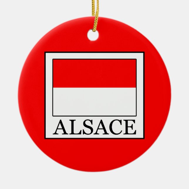 Alsace Julgransprydnad Keramik (Framsidan)