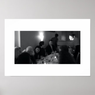 Alsace vin middag poster