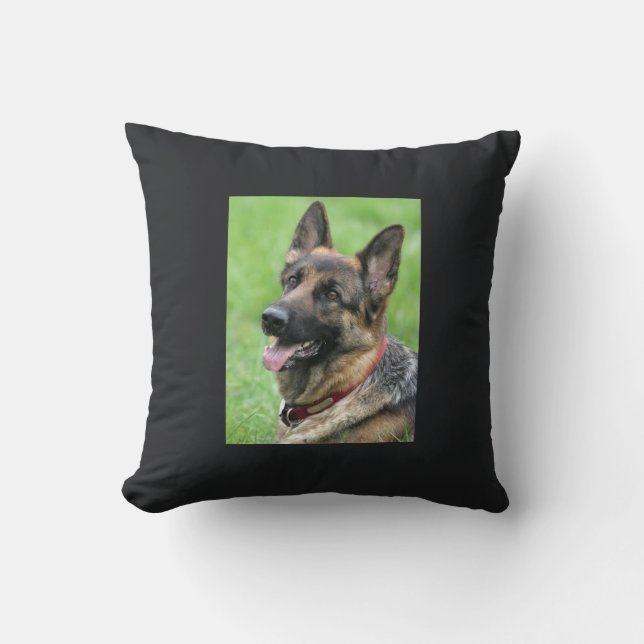 Alsatian Hund American Mojo Pillow Kudde (Framsida)