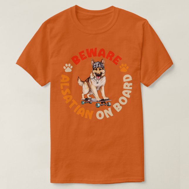Alsatian T Shirt (Design framsida)