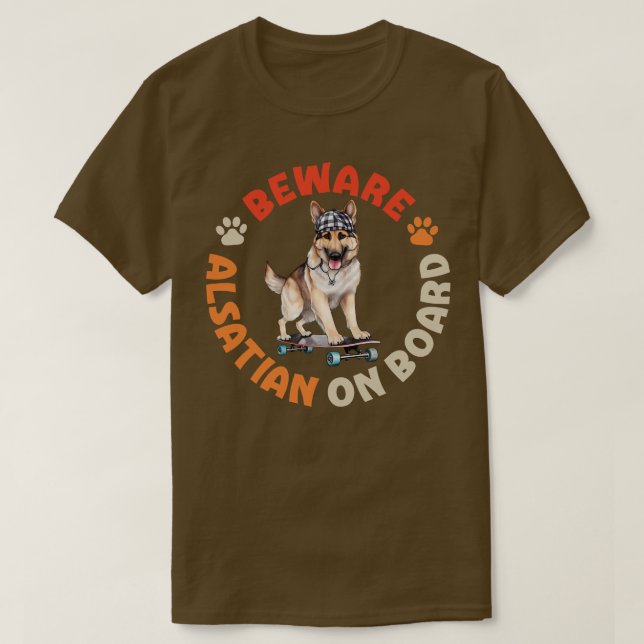 Alsatian T Shirt (Design framsida)