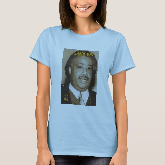 AlSharpton frimärke Tee (Framsida)