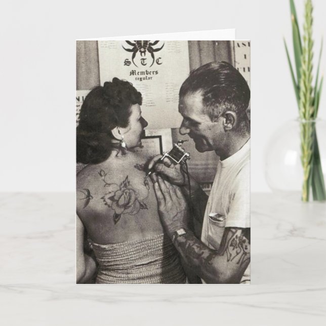 AlShieferly tatueringar steg Kort (Framsida)