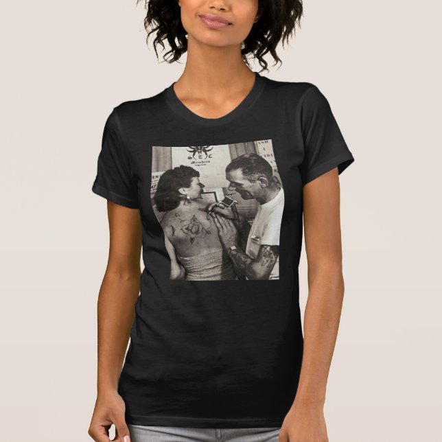 AlShieferly tatueringar steg T Shirt (Framsida)