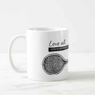 "Älska all" tennismugg Kaffemugg