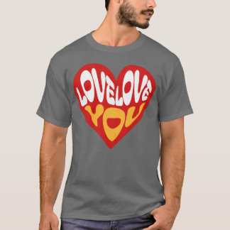 ÄLSKA ÄLSKA DIG retro T Shirt