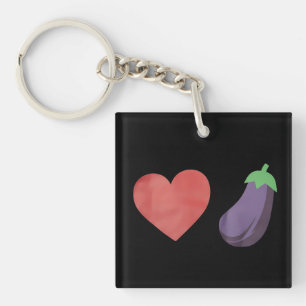 Älska Aubergine Roligt Gay HBTQ Stolthet