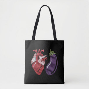 Älska Aubergine Roligt HBTQ Stolt Pride Humor HBTQ Tygkasse