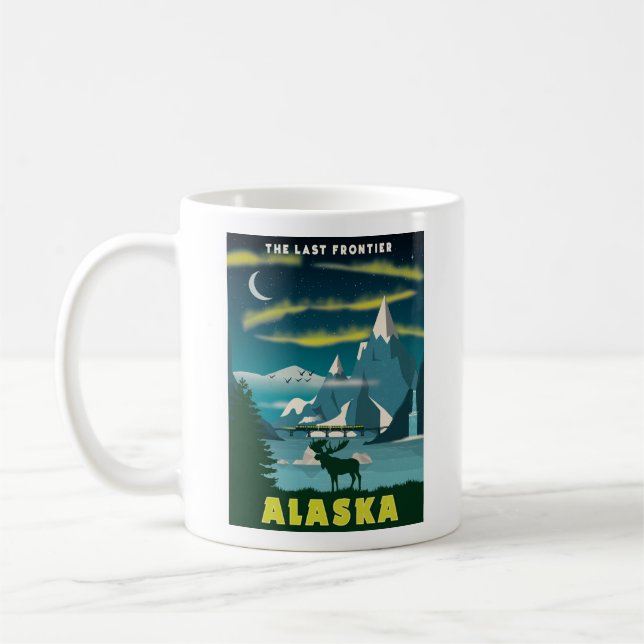 Alska Coffee Mugg - Storlek 11oz (Vänster)