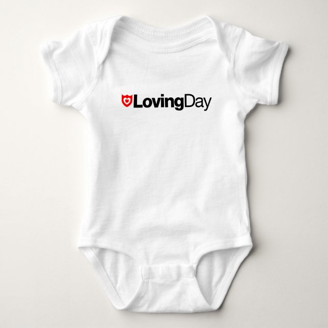 Älska dagbabyen t-shirt (Framsida)