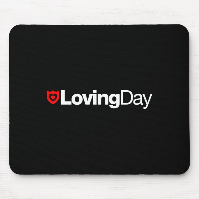 Älska daglogotypmusen vaddera musmatta (Framsidan)