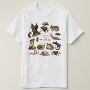 Älska De Oälskade , Söt Konstig Djur T-Shirt, Retr T Shirt
