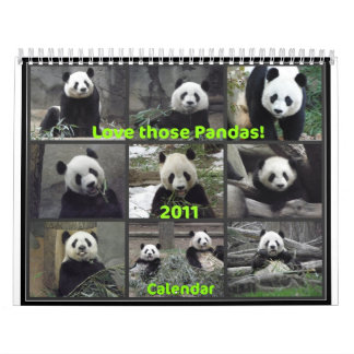 Älska de Pandas! 2011 Kalender